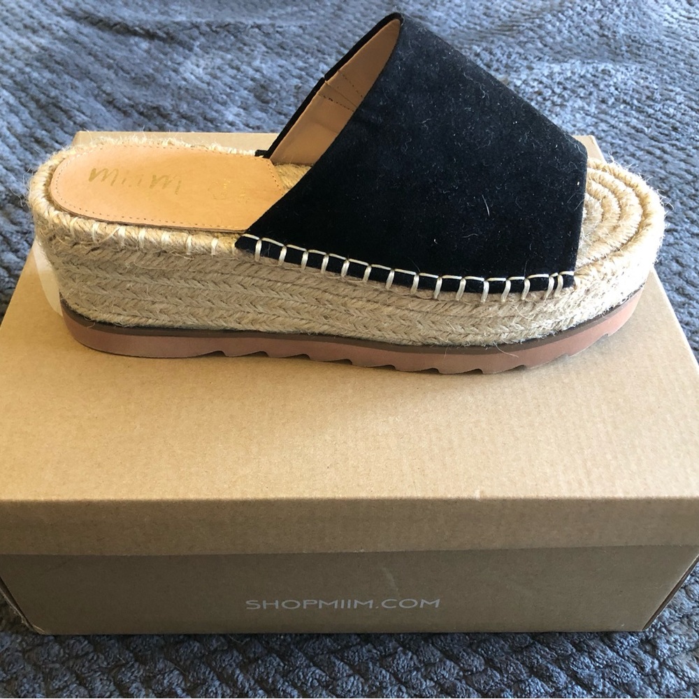 Women’s Espadrille Platform Slide